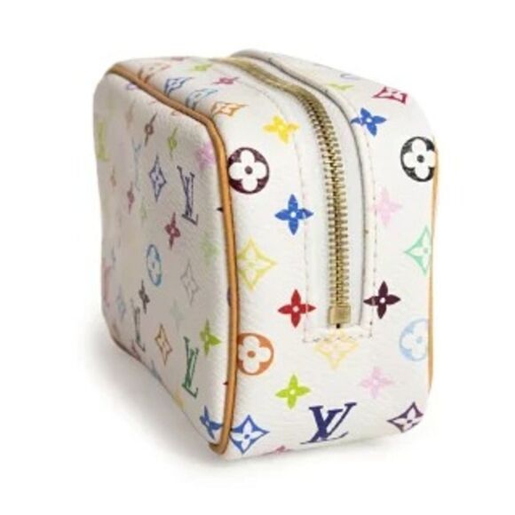 Louis Vuitton Monogram Multicolor True Swapity Pouch Accessory Case Whit - Picture 4 of 9